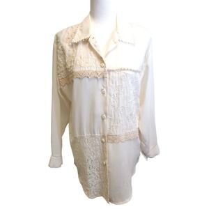 90s Vintage Express Shirt Top Medium